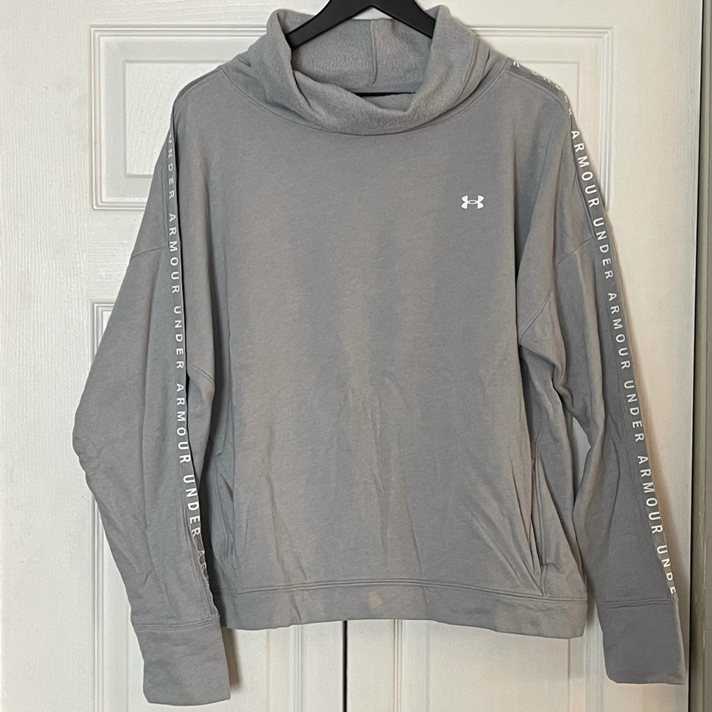 Under Armour Cowl Neck Sweater with Logo Tape